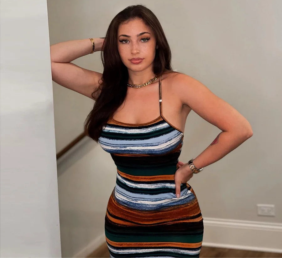 Striped Cami Dress