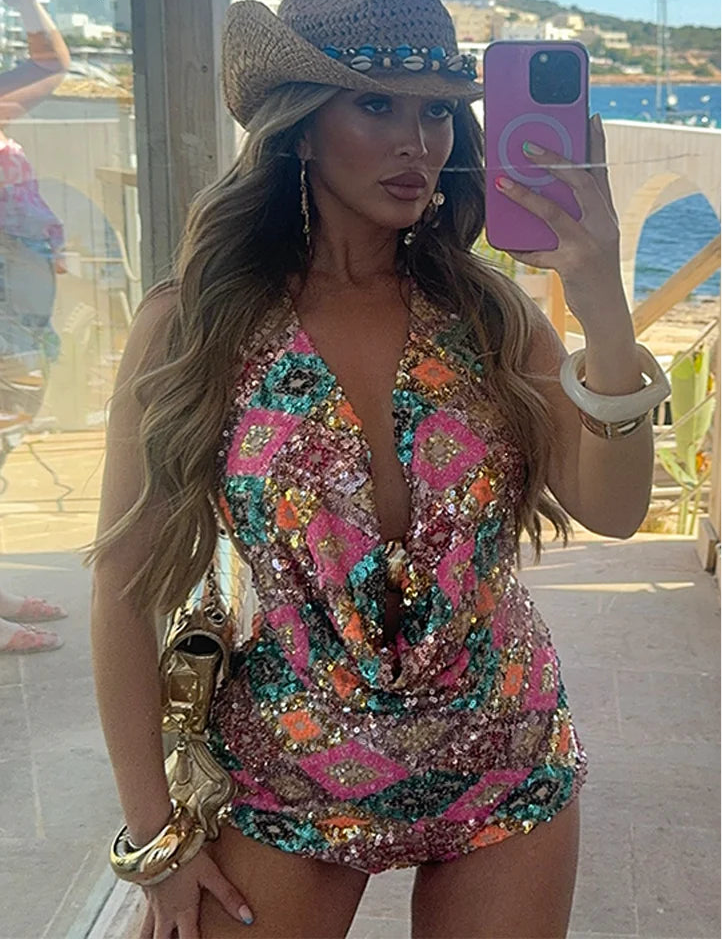 Glitterbomb Halter & Shorts