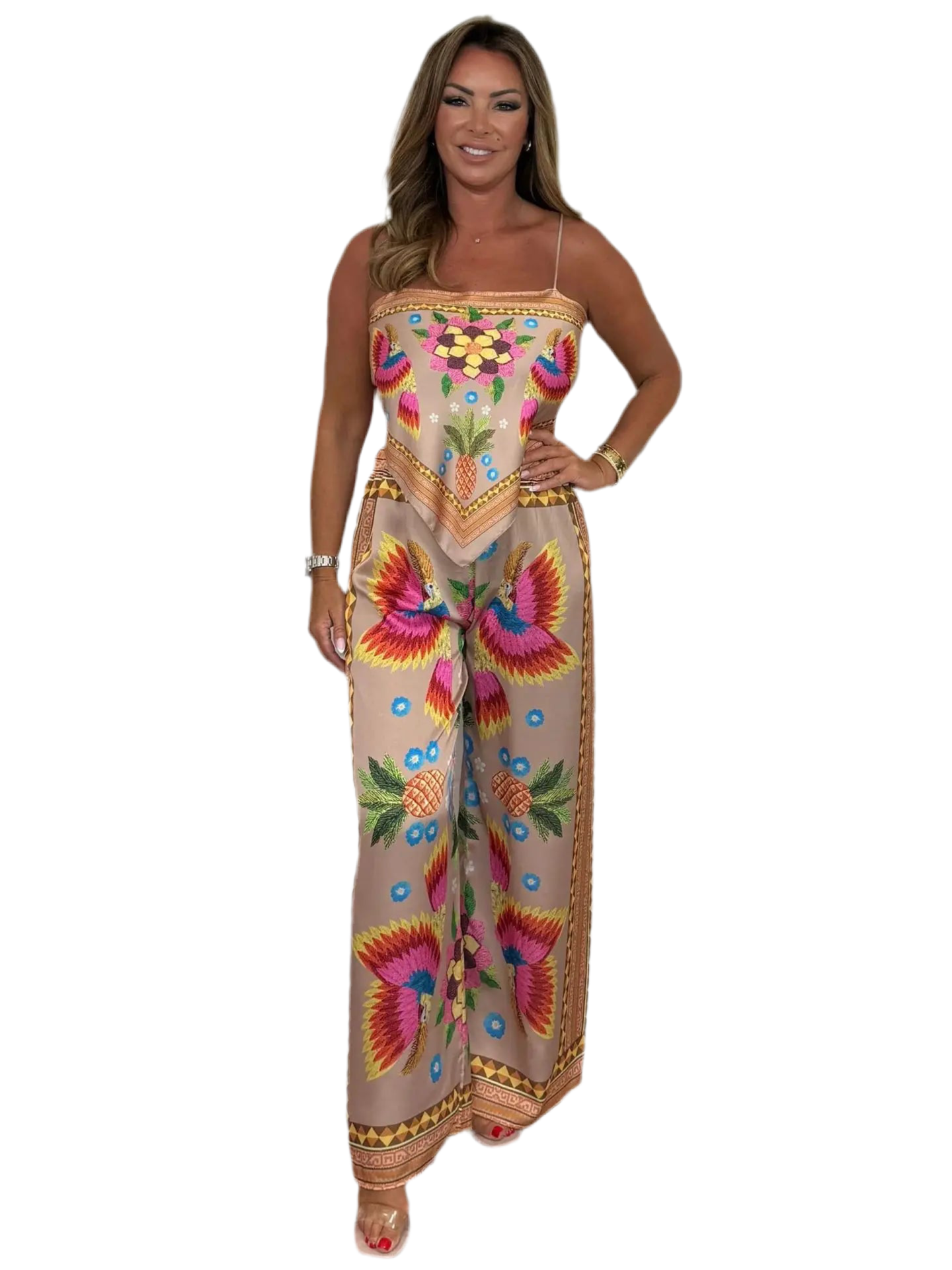 Draped Hem Co‑ord Outfit