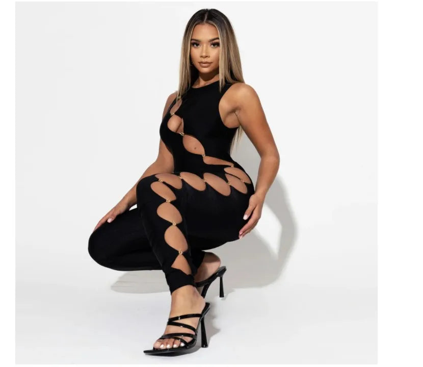 Seductress Cutout Jumpsuit