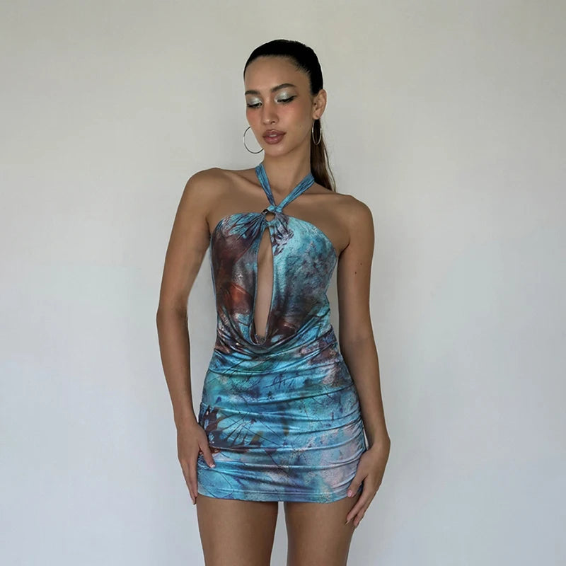 Sun-Kissed Halter Mini