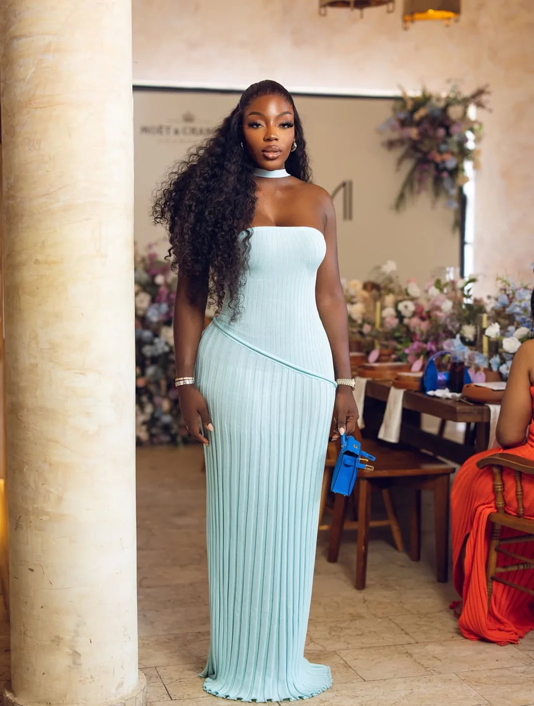 Skyline Pleats Dress