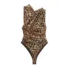 Flutter Pleat Bodysuit
