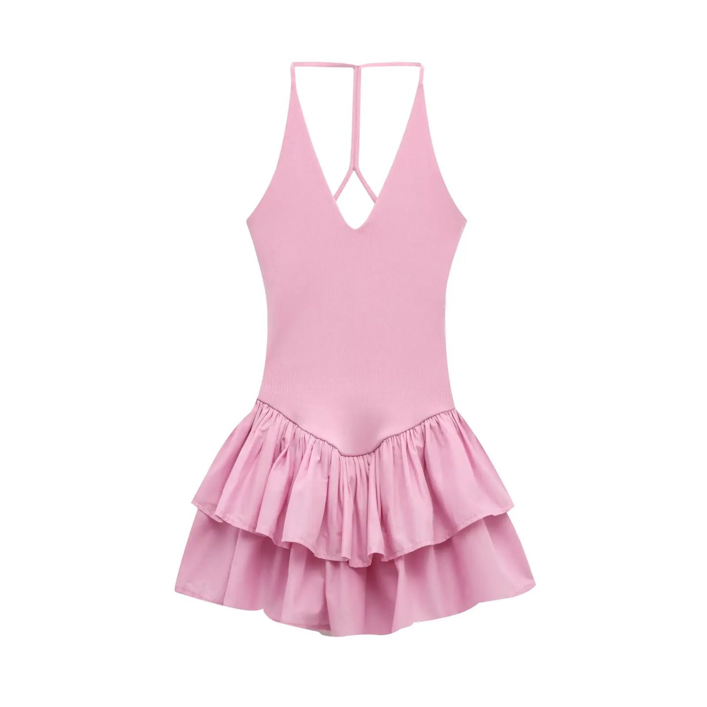 Frosted Tier Mini Dress