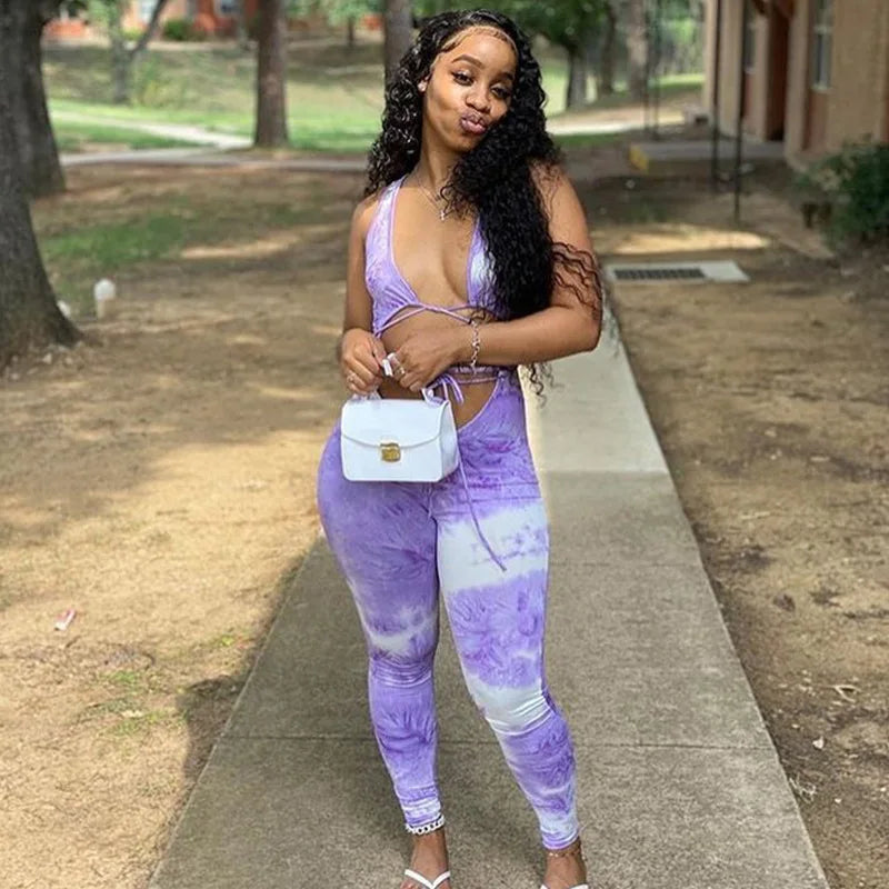 Lavender Dream Tie-Dye Jumpsuit