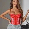 Embroidered Bustier Corset