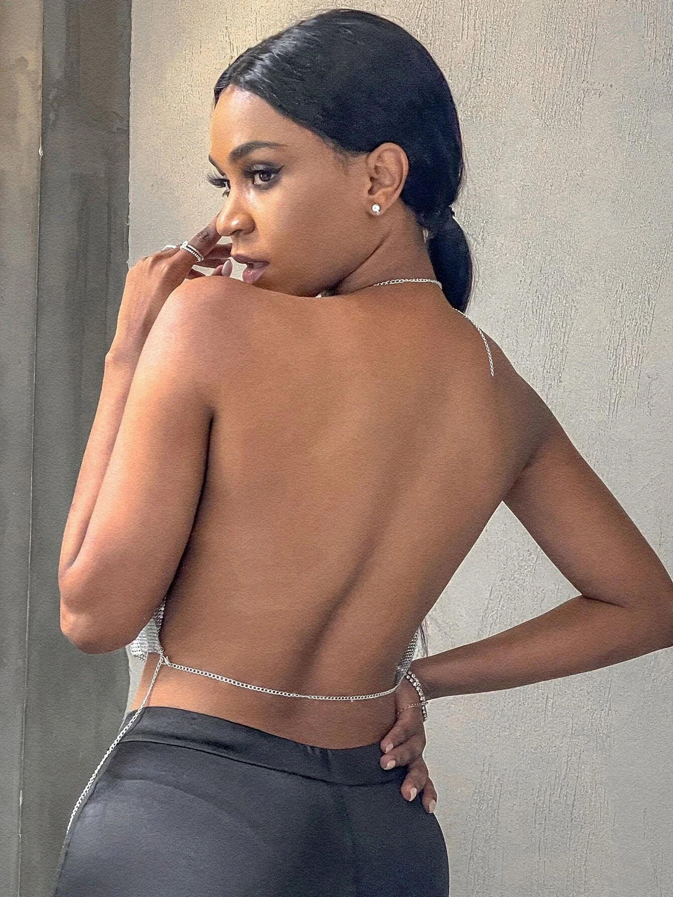 Goddess Glow Metallic Halter