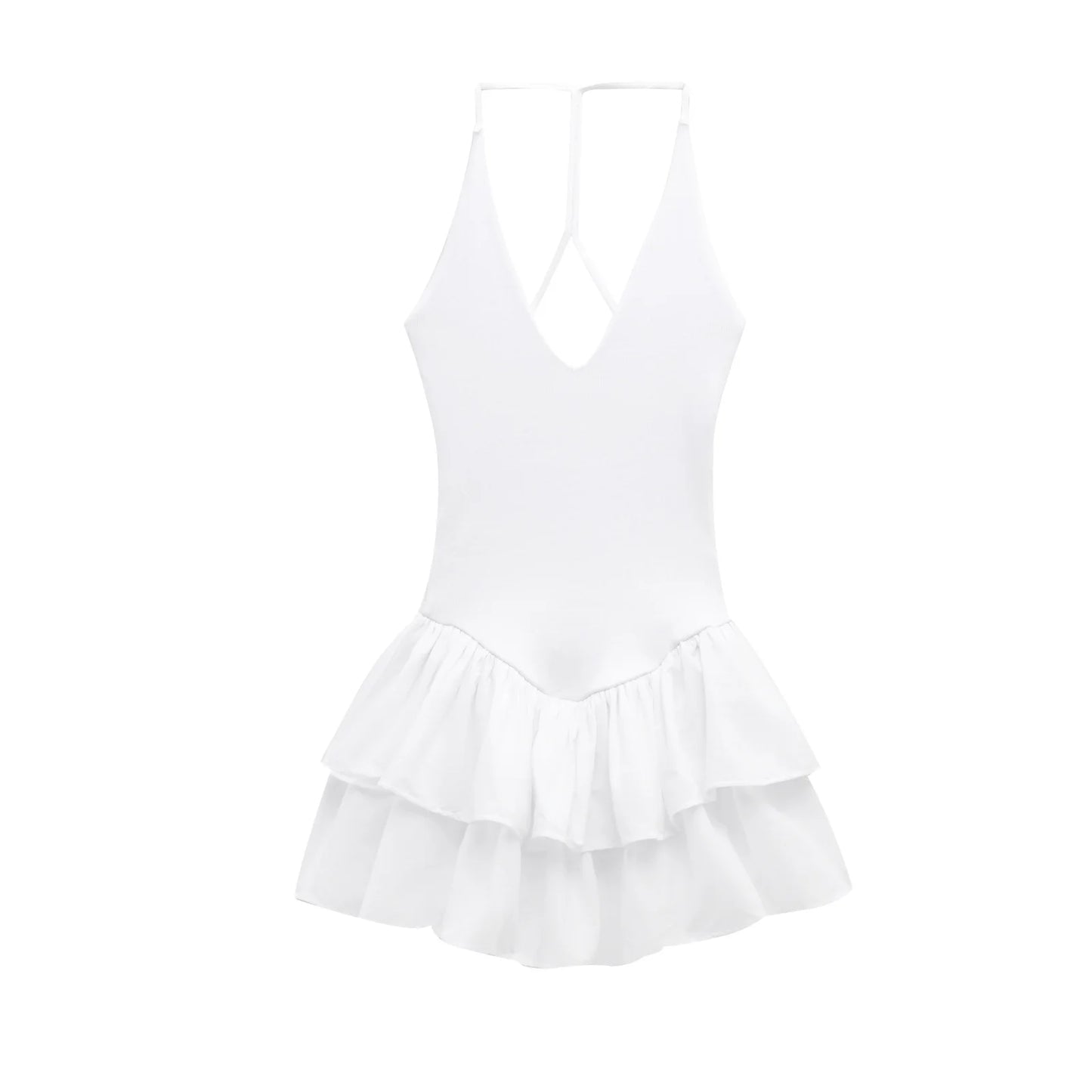 Frosted Tier Mini Dress