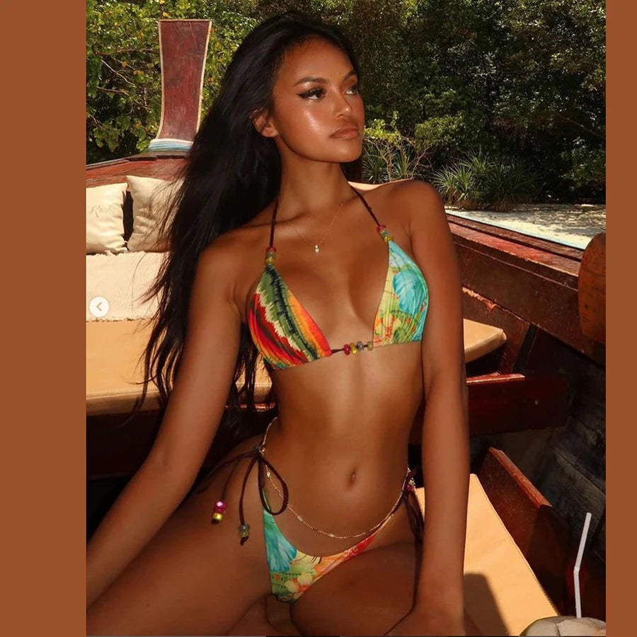 Ocean Pop Halter Set
