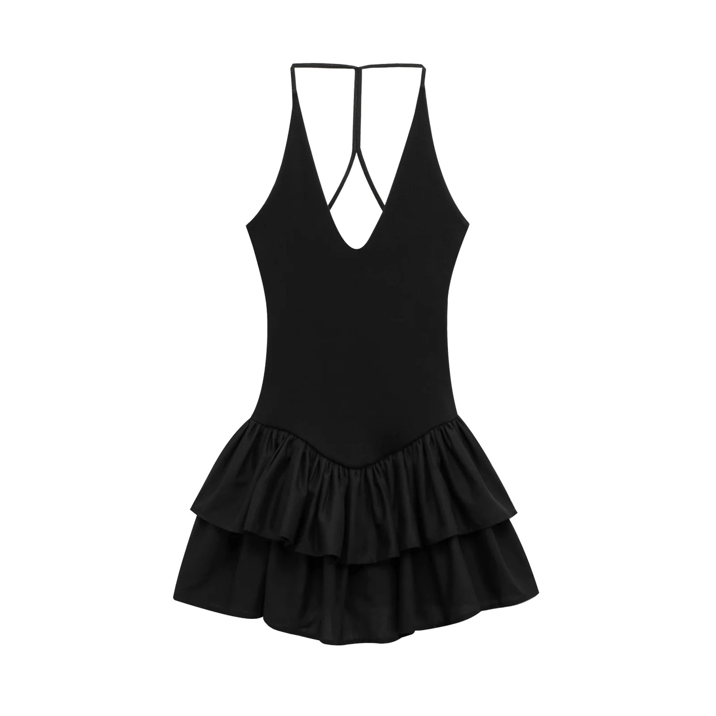 Frosted Tier Mini Dress