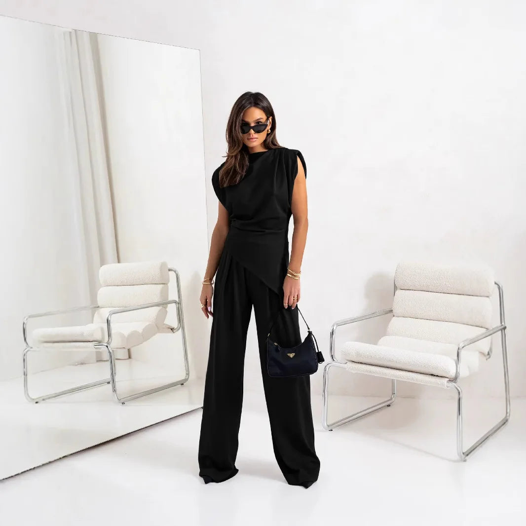 Elegant Pleated Co-ord