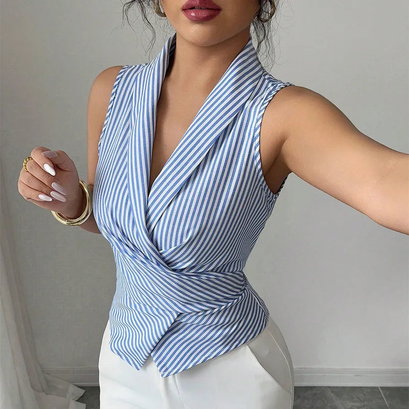 Stripe Vibe Tank