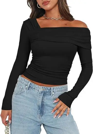Glam Shoulder Long Sleeve