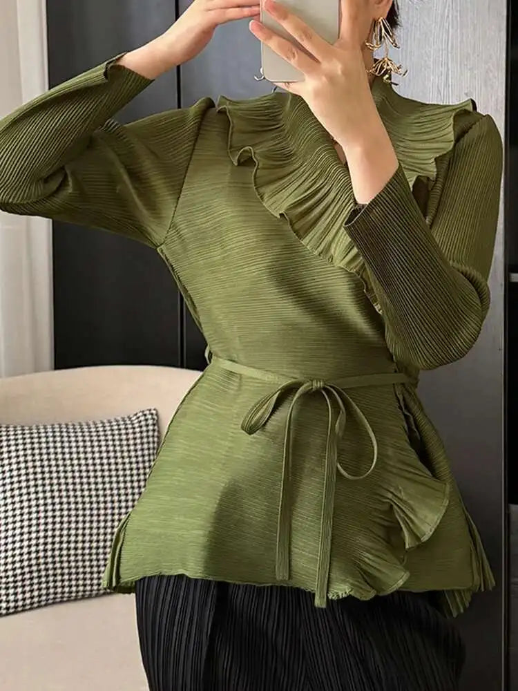 Feminine Frill Blouse