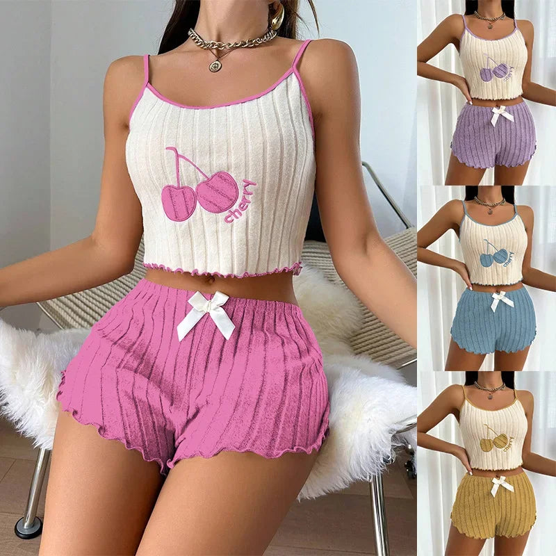 Cherry Kiss Cami & Shorts