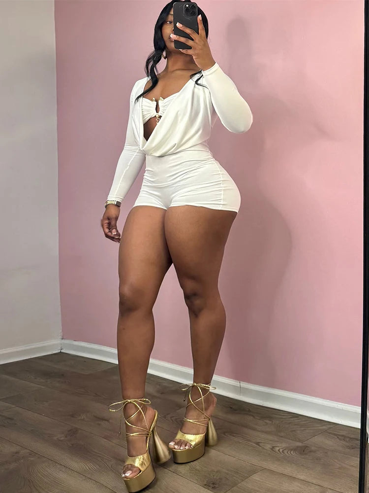Buckle Charm Playsuit