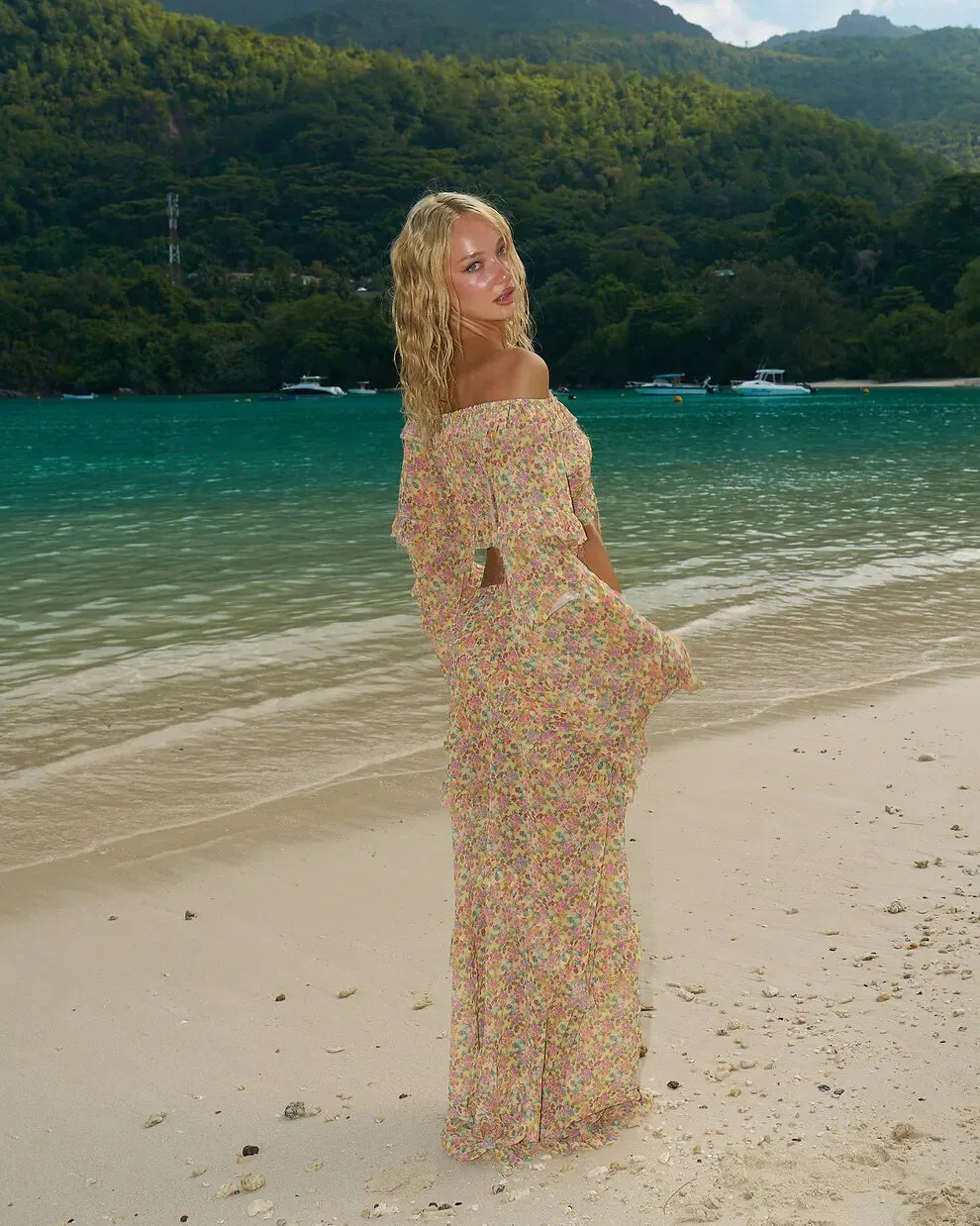 Retro Breeze flora beach Set
