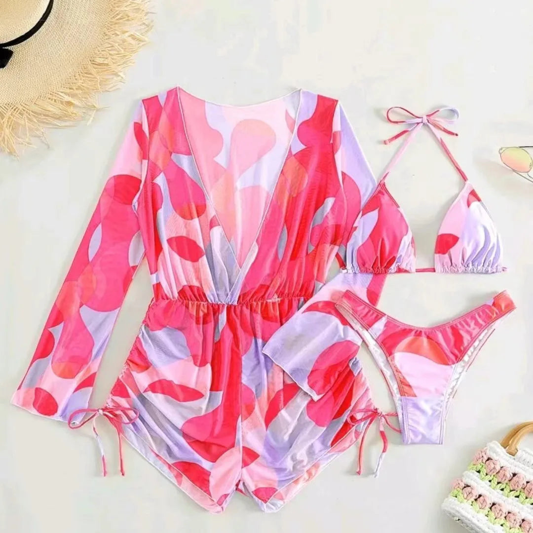 Sunburst Splash Swim & Cover-Up Set