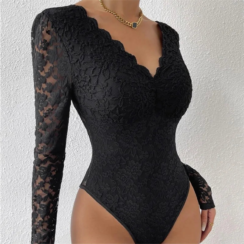 Midnight Lace Bodysuit