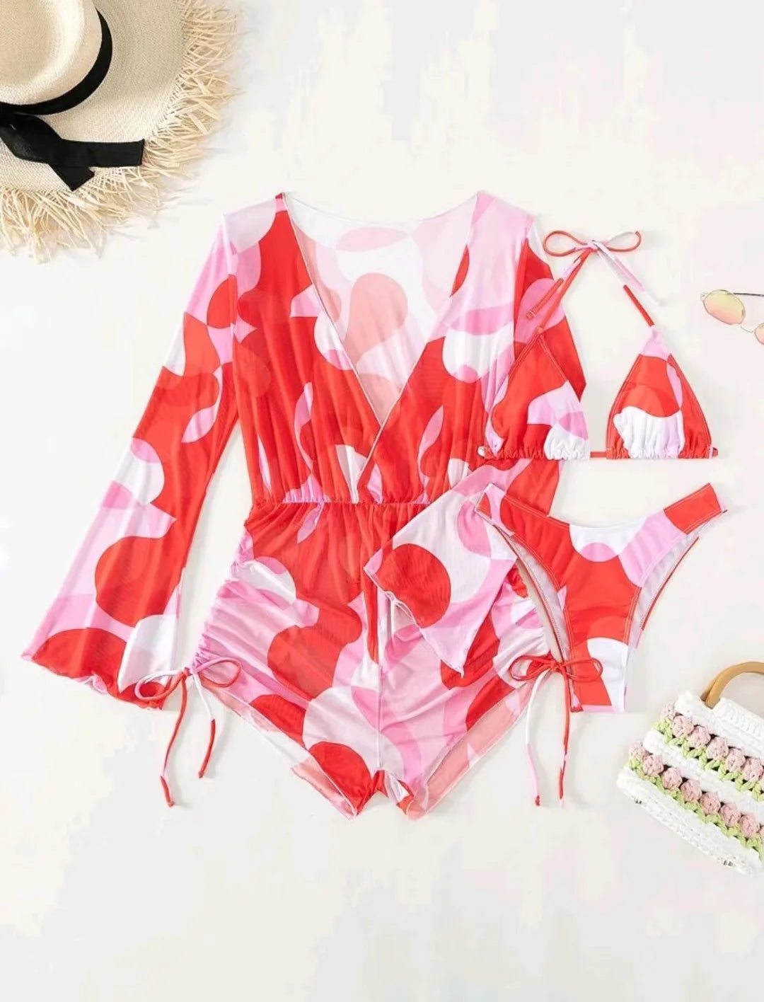 Sunburst Splash Swim & Cover-Up Set