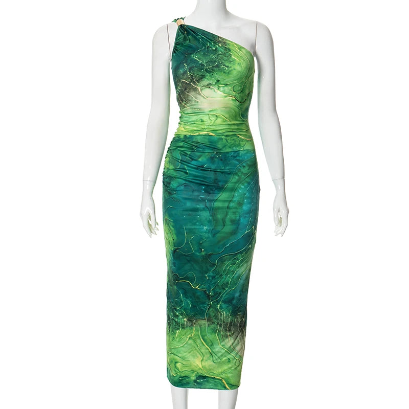 Prism Kiss Midi Bodycon