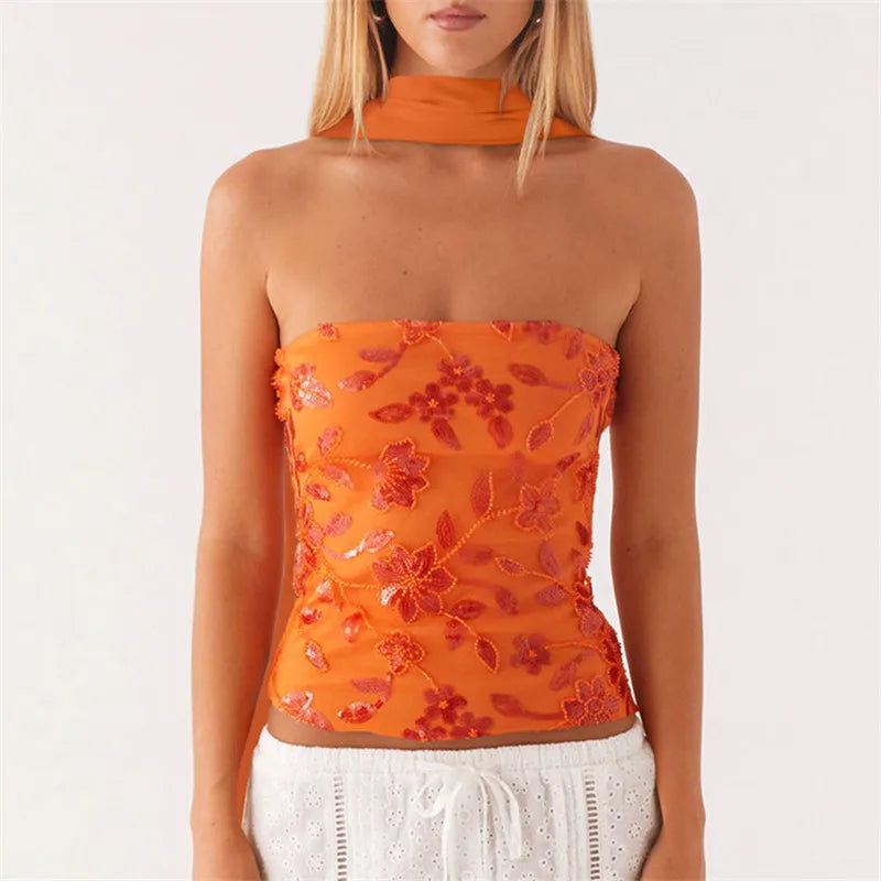 Pearl & Rhinestone Sparkle Top