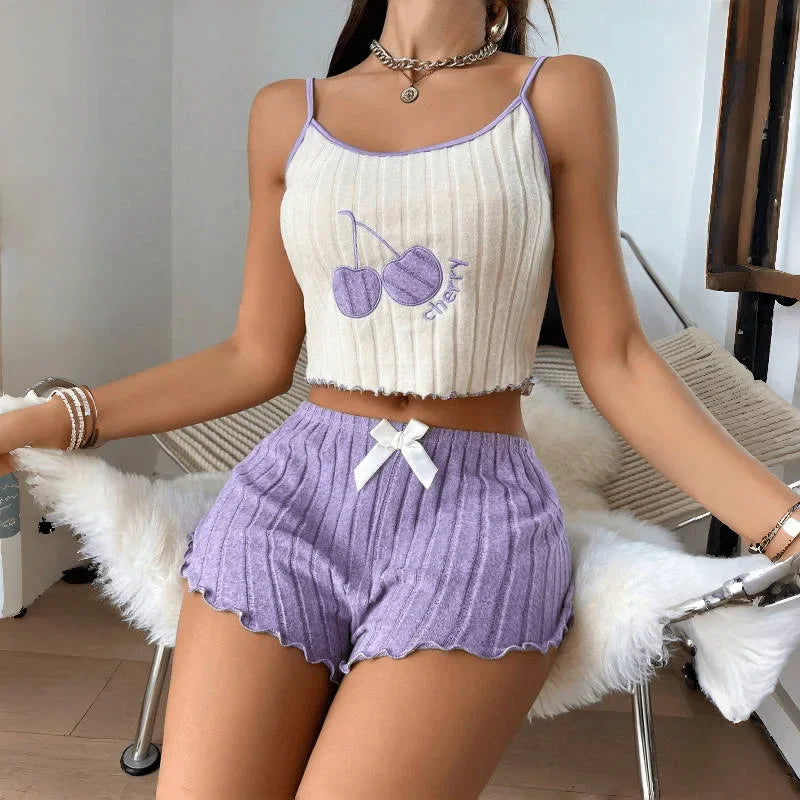 Cherry Kiss Cami & Shorts