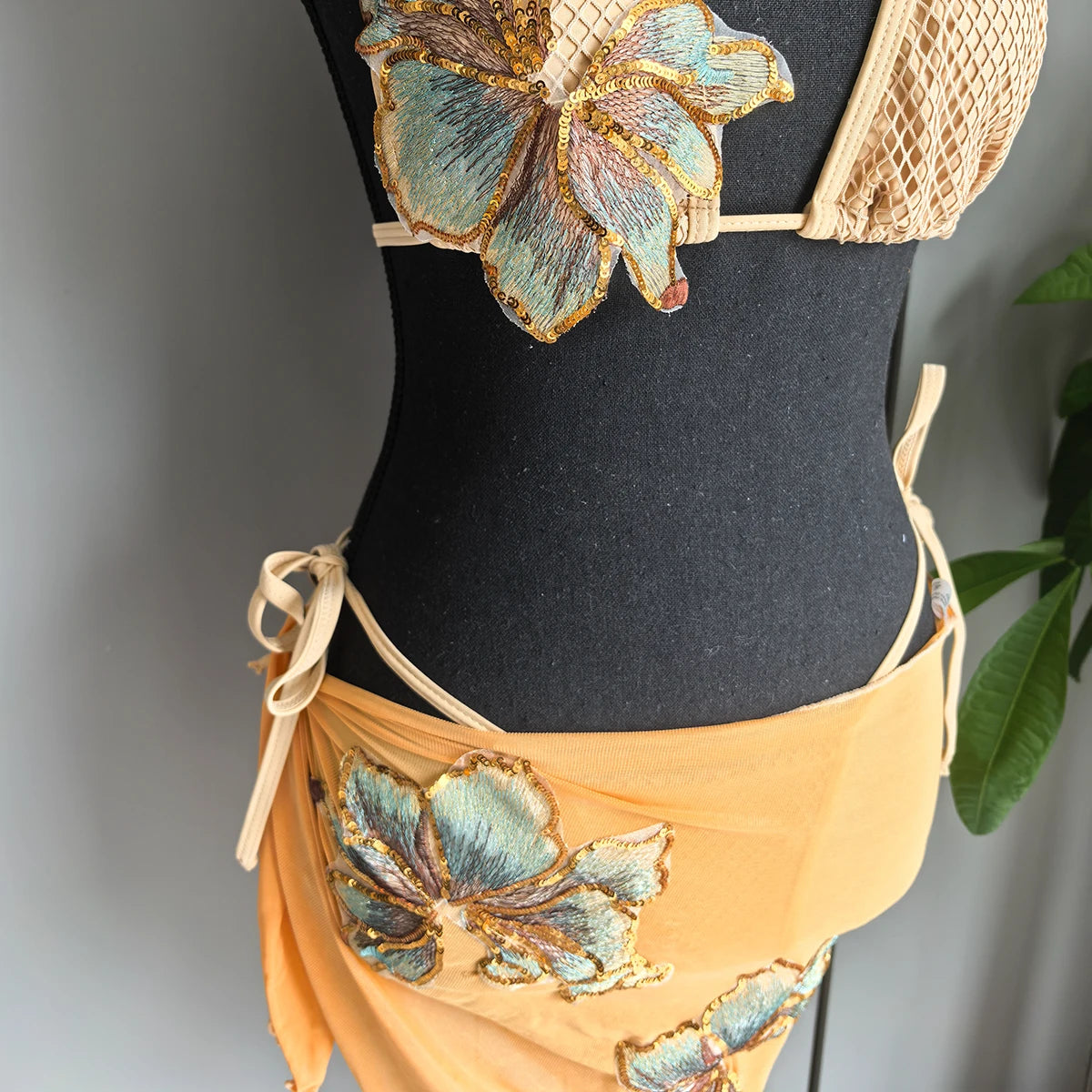 Crystal Bloom Beach Set
