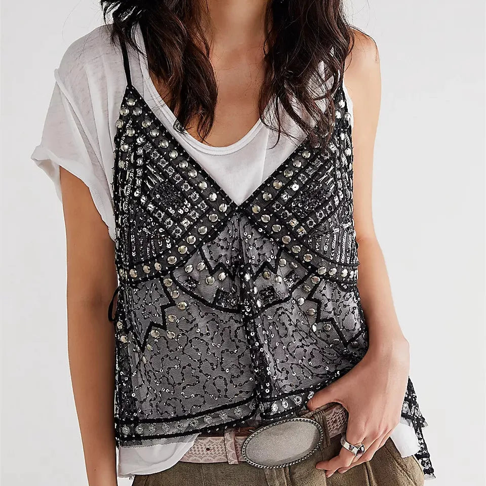 DazzleStitch Glitter Cami