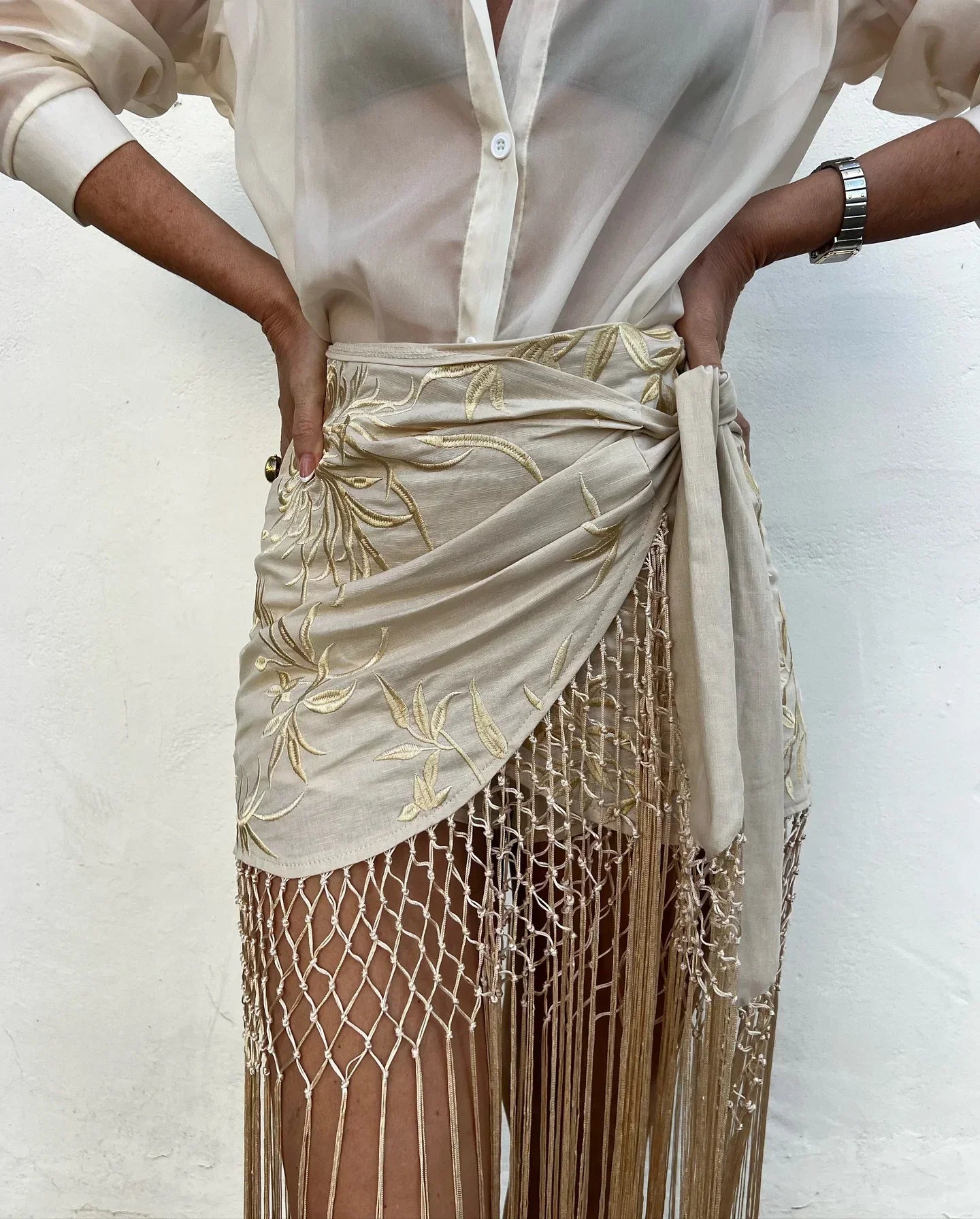 Sahara Breeze Fringe Wrap