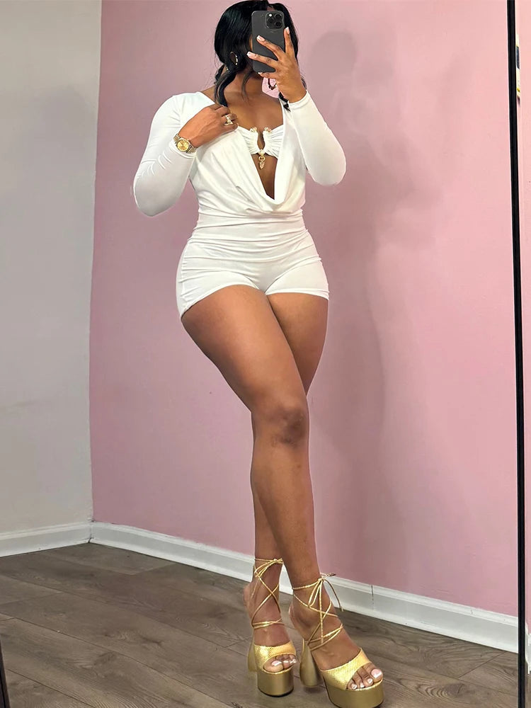 Buckle Charm Playsuit