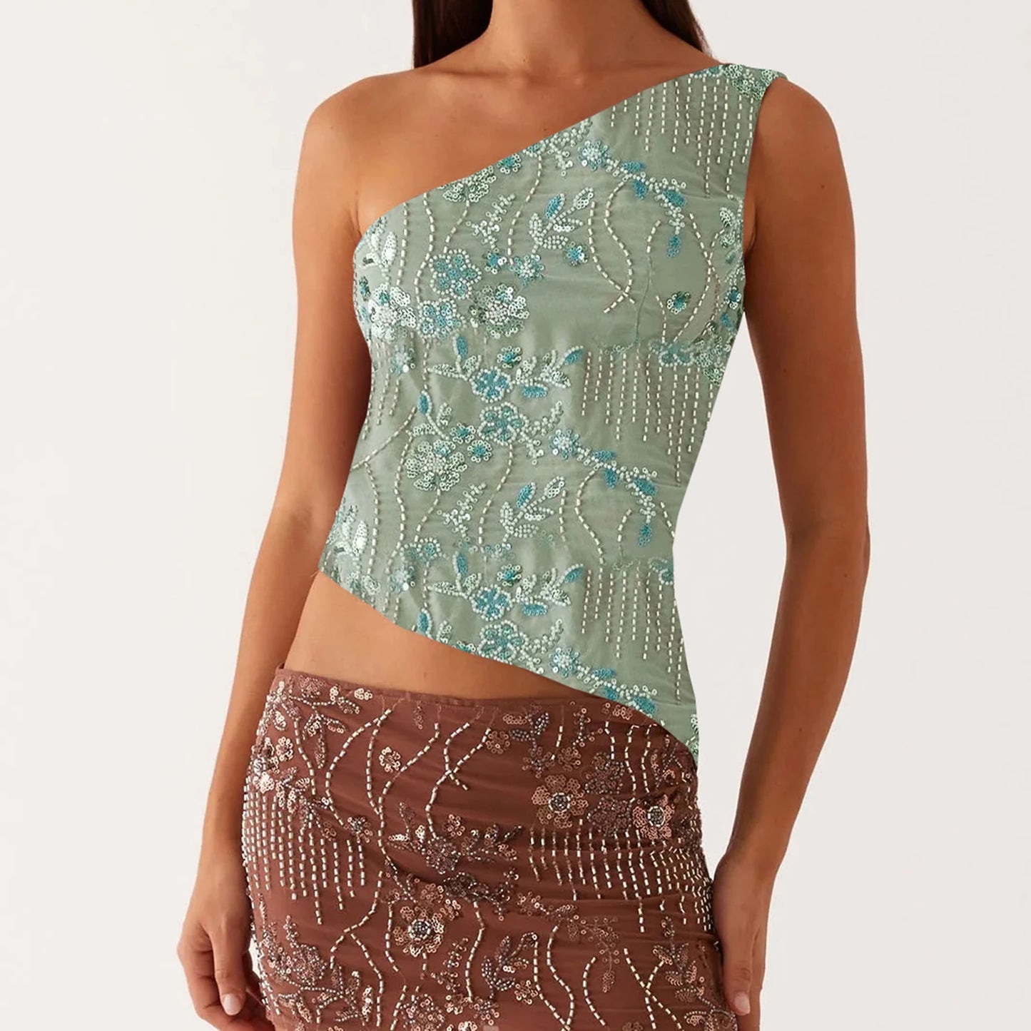 Starburst Glam Crop Top