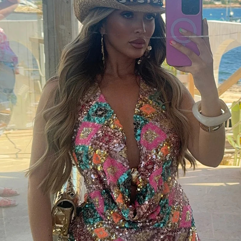 Glitterbomb Halter & Shorts