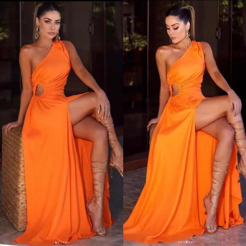 Sunset Elegance Maxi Dress