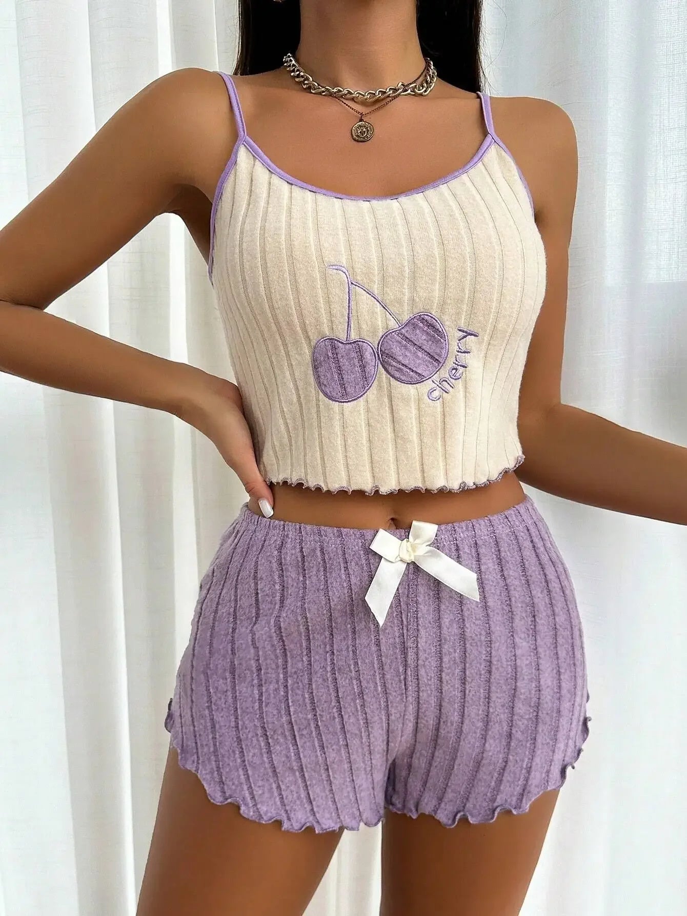 Cherry Kiss Cami & Shorts