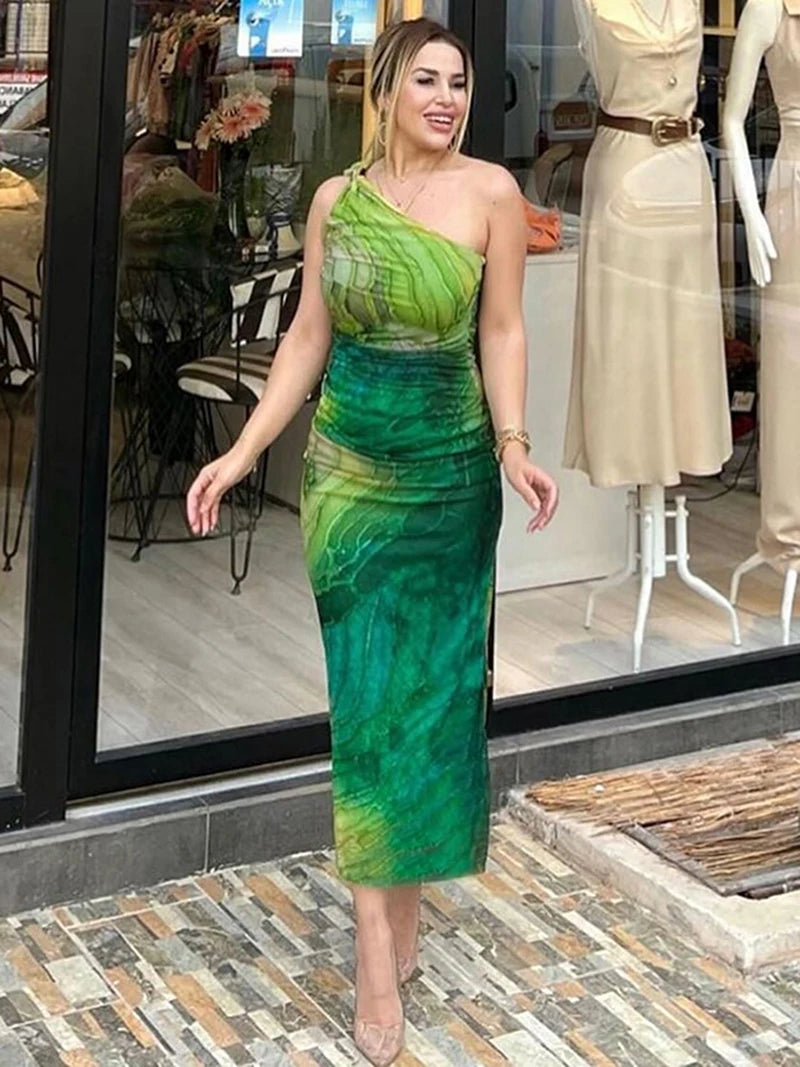 Prism Kiss Midi Bodycon