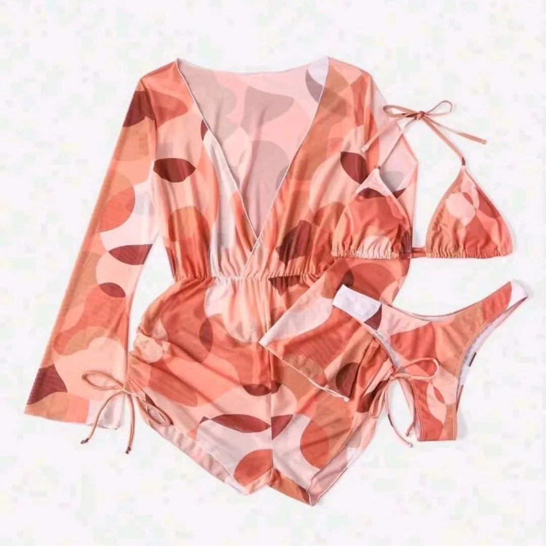 Sunburst Splash Swim & Cover-Up Set