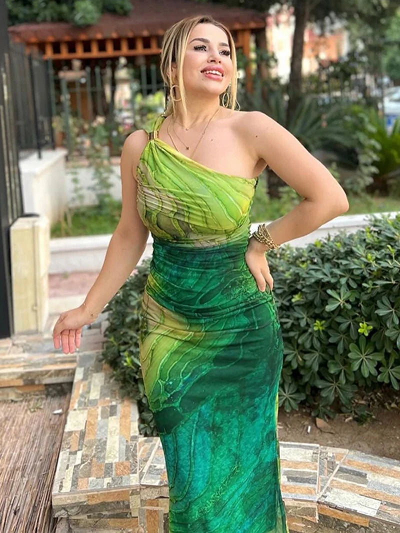 Prism Kiss Midi Bodycon
