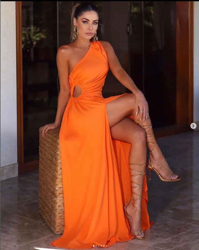 Sunset Elegance Maxi Dress