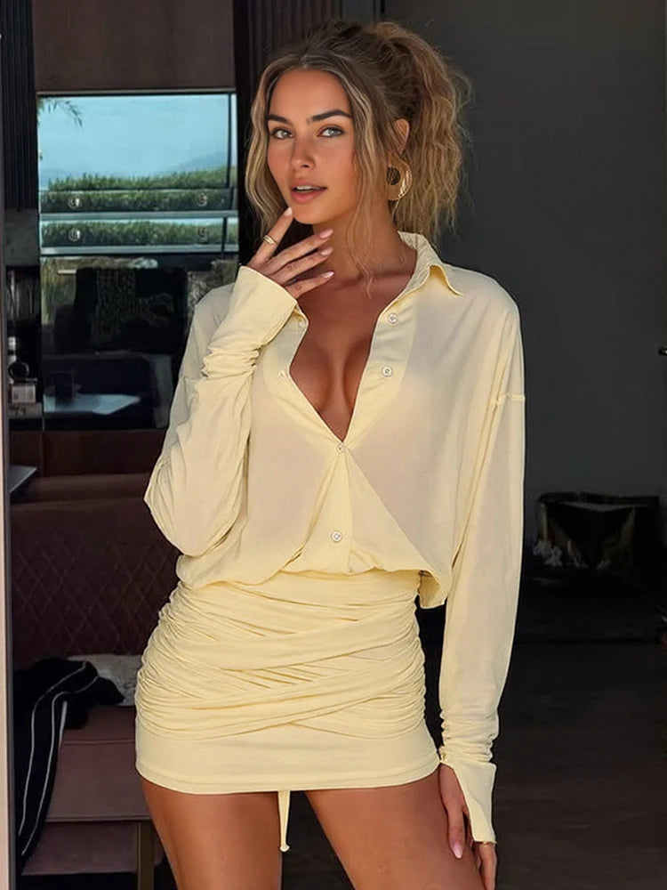 The Polished Pleat Dress