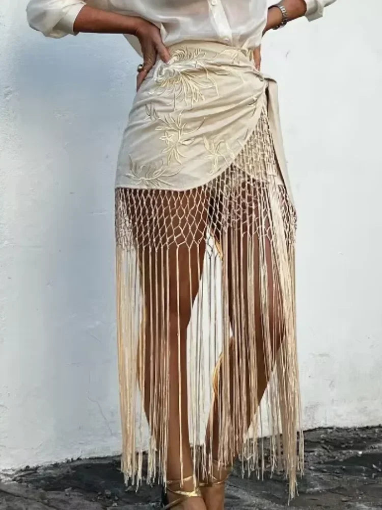 Sahara Breeze Fringe Wrap