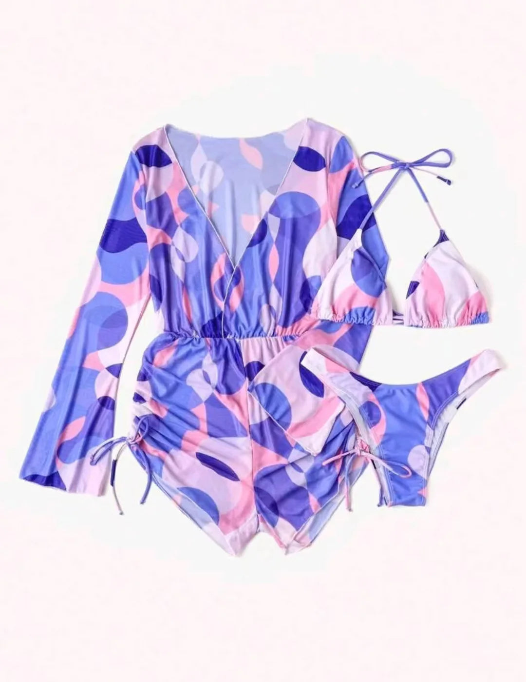 Sunburst Splash Swim & Cover-Up Set