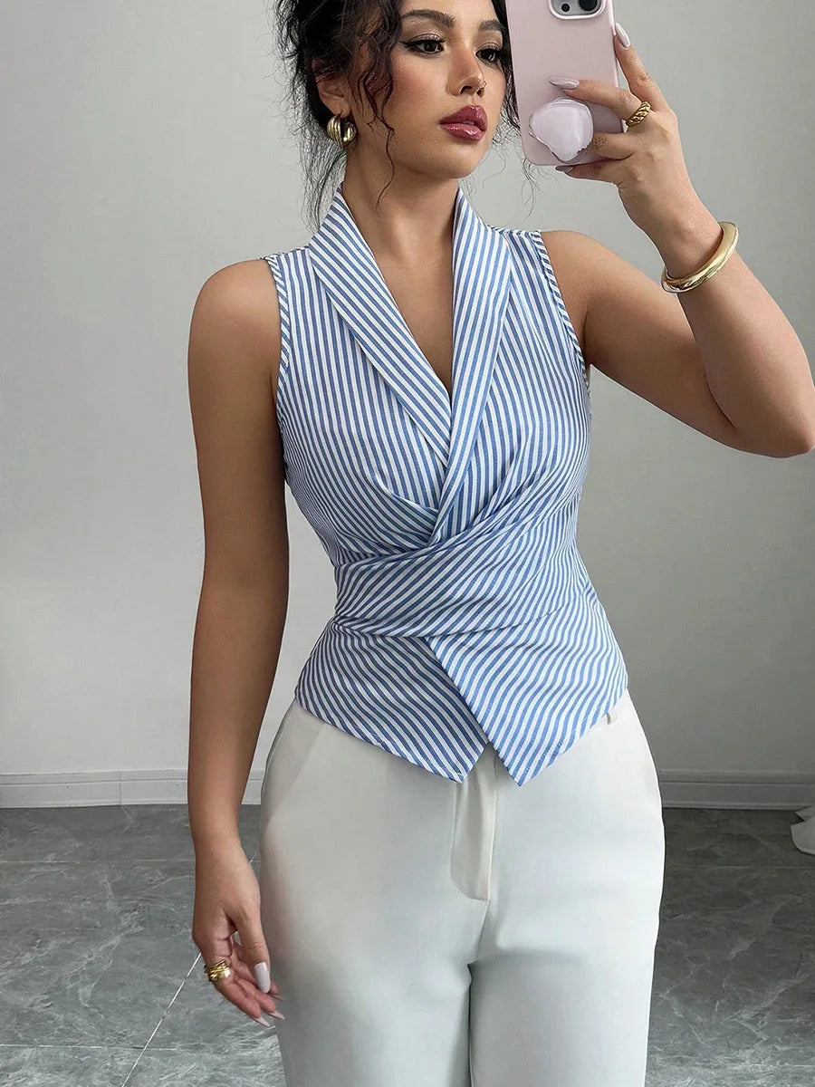 Stripe Vibe Tank