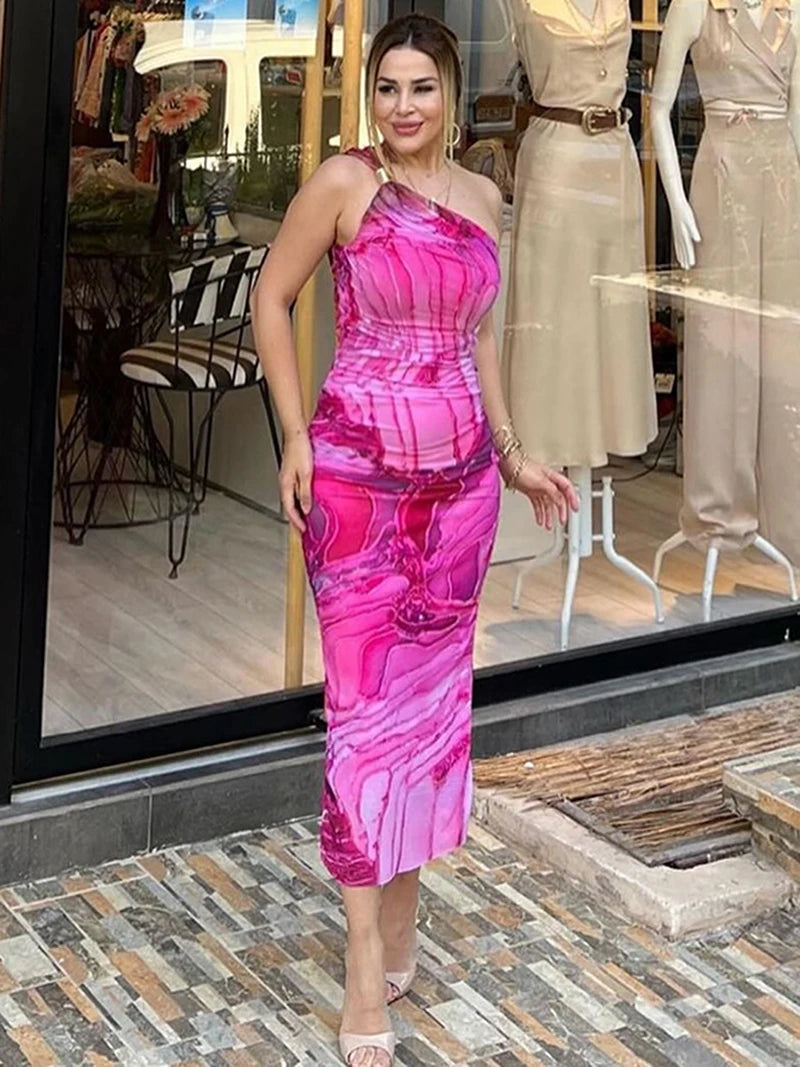 Prism Kiss Midi Bodycon