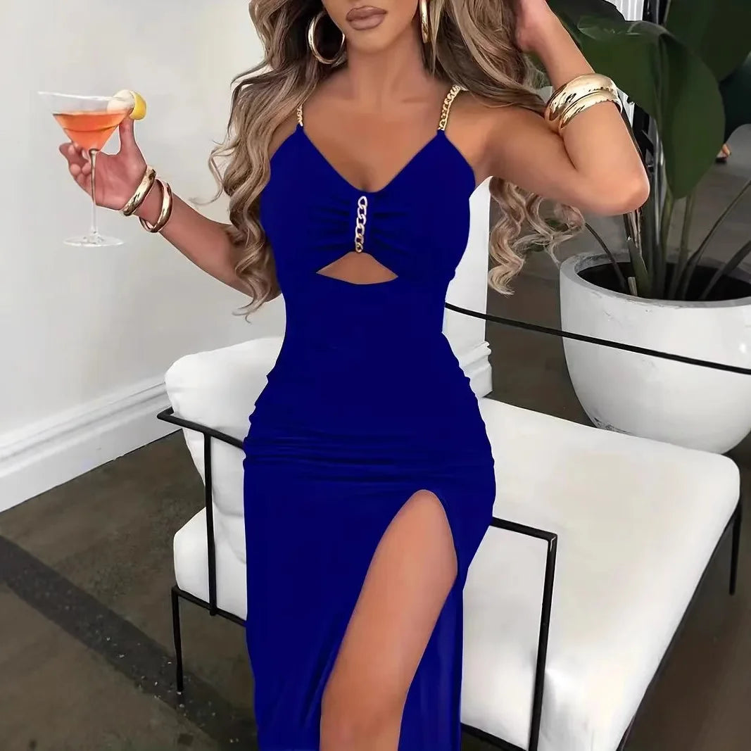 Linked Allure Cutout Midi Dress