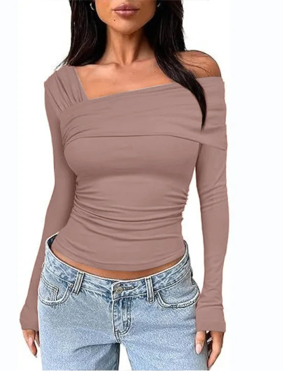 Glam Shoulder Long Sleeve