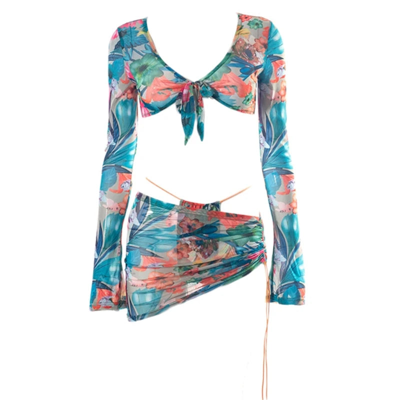 Sheer Bloom Vibe Set
