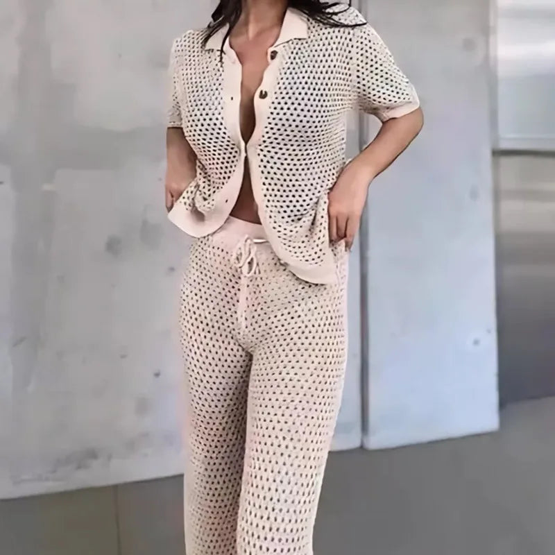 Boho Drift Knit Set