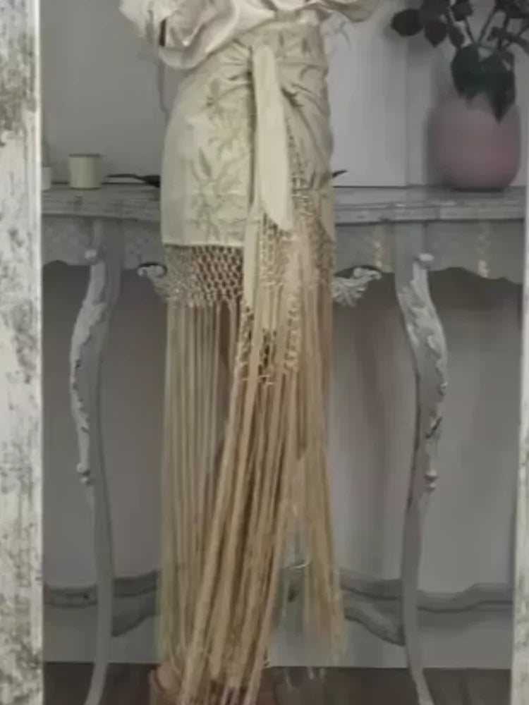 Sahara Breeze Fringe Wrap