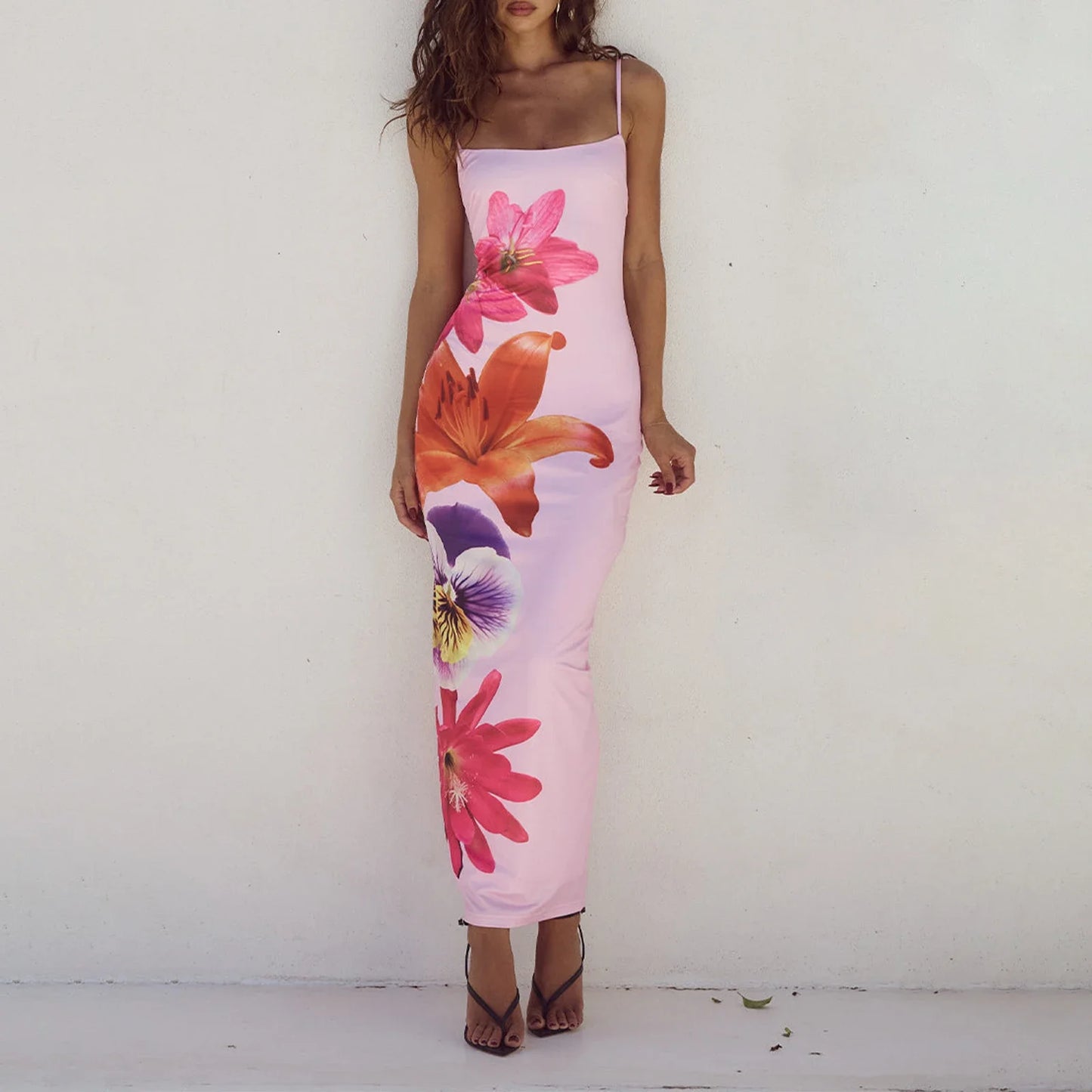 Bloomline Midi Slip Dress